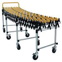 Convoyeur galets plastiques extensible - Largeur de 500 mm à 600 mm