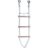 Echelle de corde en polypropylène avec barreaux bois H3à 10m - Godet