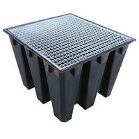 Opvangbak van gerecycled PE 1100 l - Manutan Expert