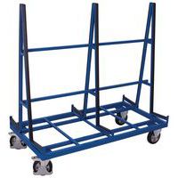 Dubbelzijdige, ergonomische wagen voor panelen - Draagvermogen 1200 kg